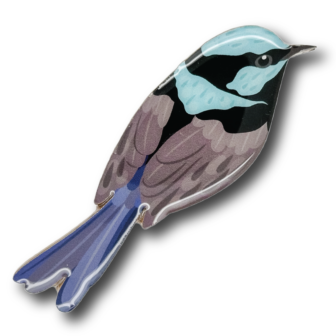 Superb Fairy-wren Brooch