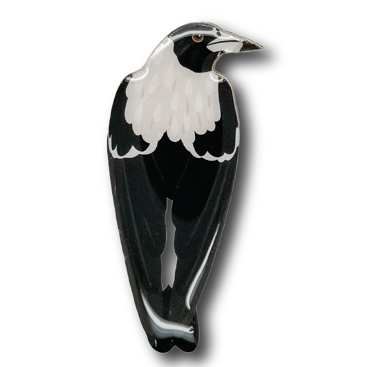 Australian Magpie Brooch