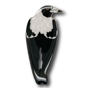 Australian Magpie Brooch