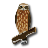 Boobook Brooch