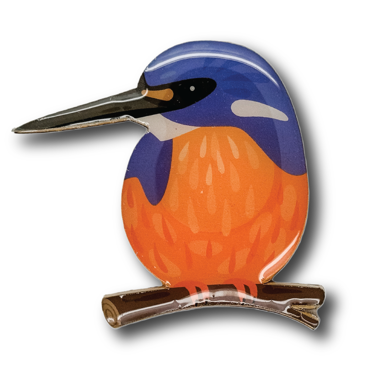 Azure Kingfisher Brooch