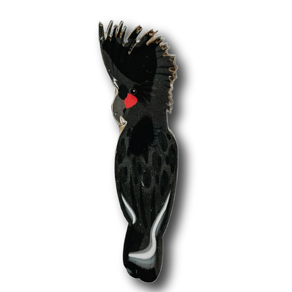 Palm Cockatoo Brooch