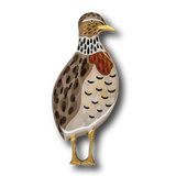 Plains Wanderer Brooch