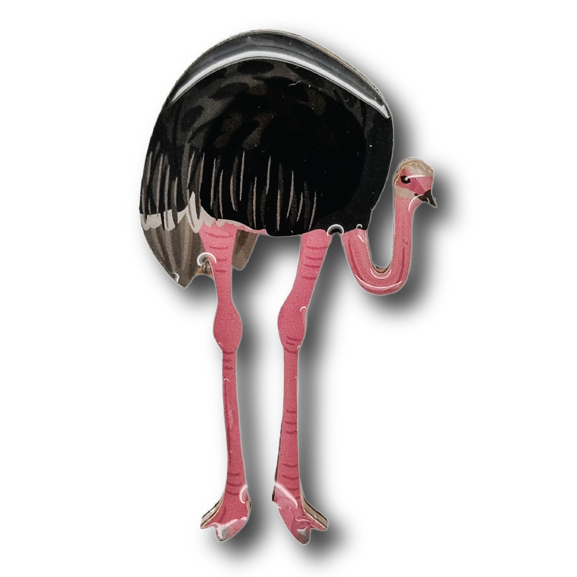 Ostrich Brooch