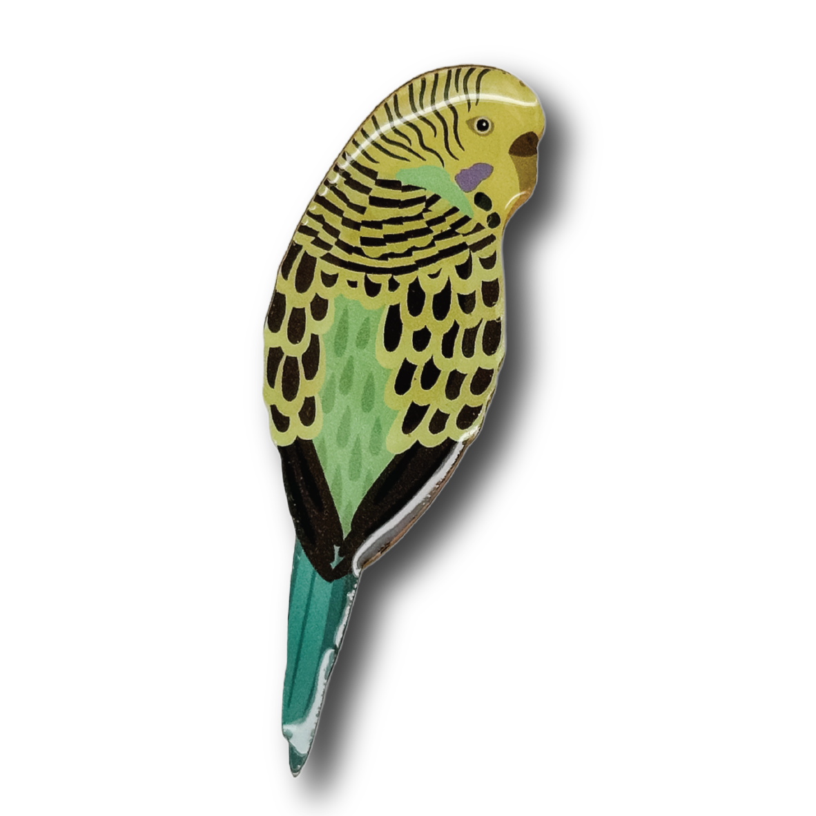 Budgerigar Brooch