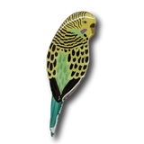 Budgerigar Brooch