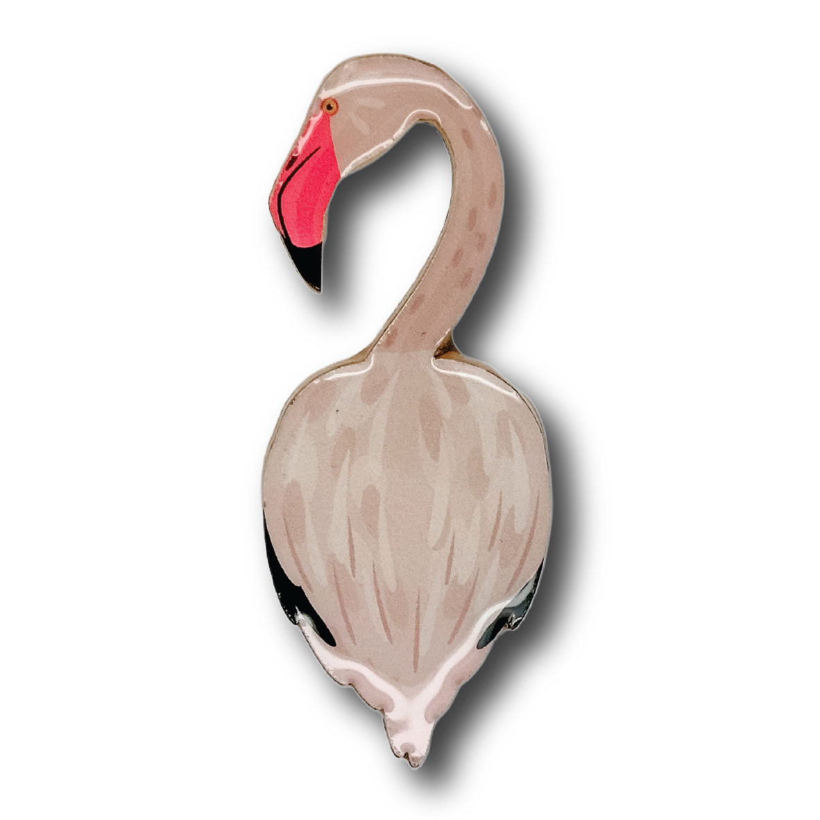 Greater Flamingo Brooch