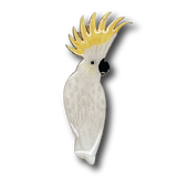 Sulphur-crested Cockatoo Brooch
