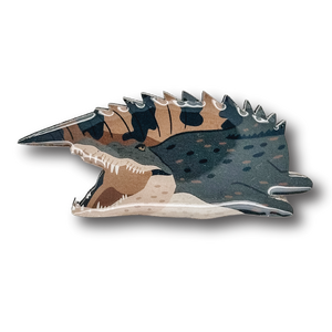 Saltwater Crocodile Brooch