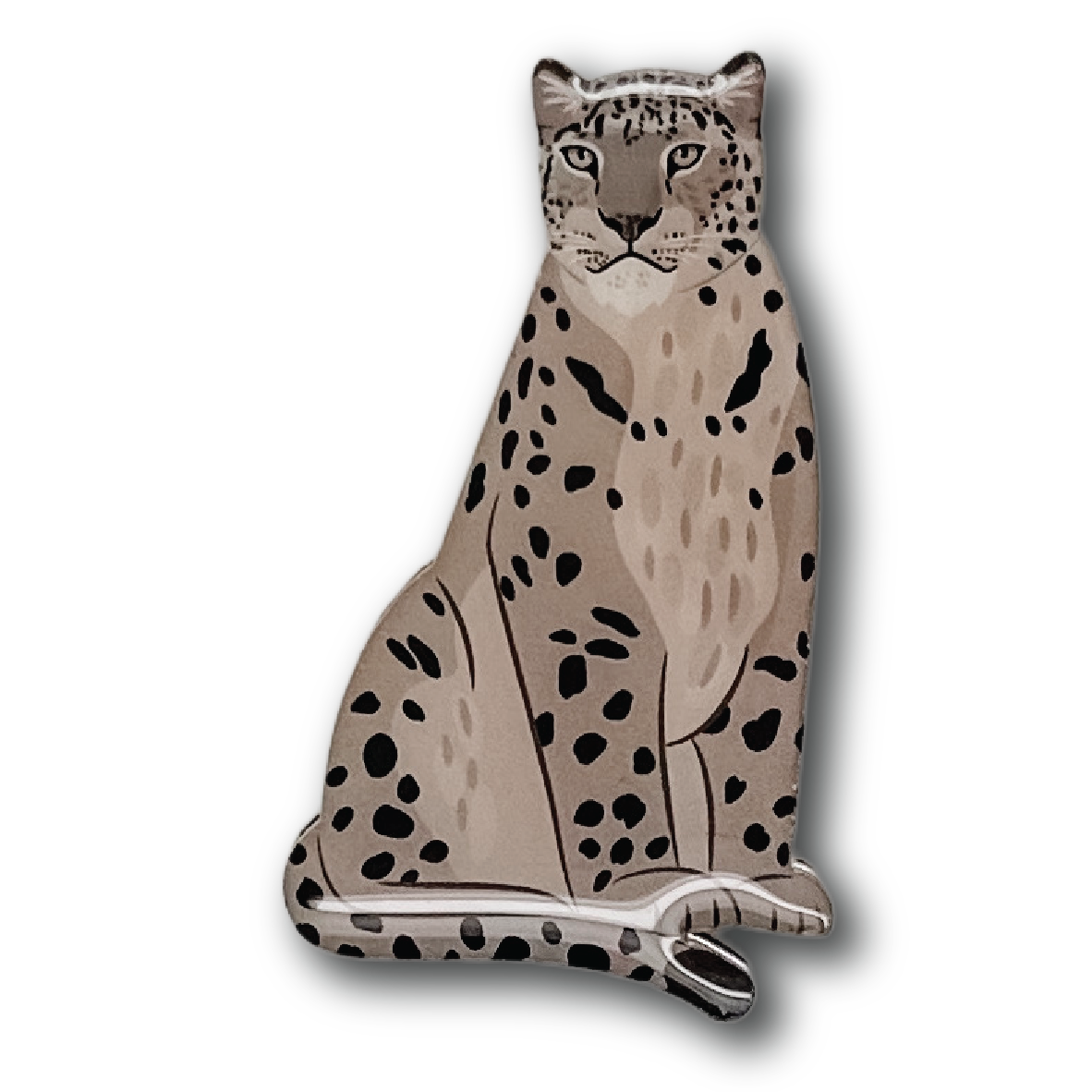 Snow Leopard Brooch (II)