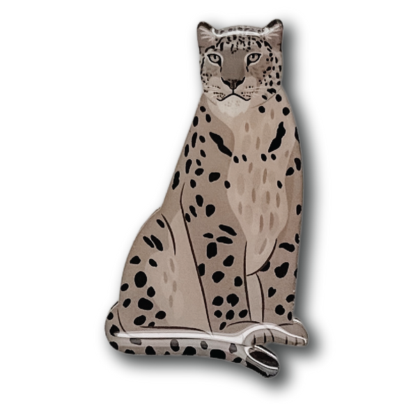 Snow Leopard Brooch (II)