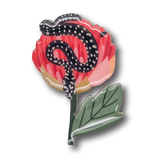 Diamond Python Brooch