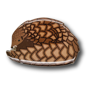 Sunda Pangolin Brooch