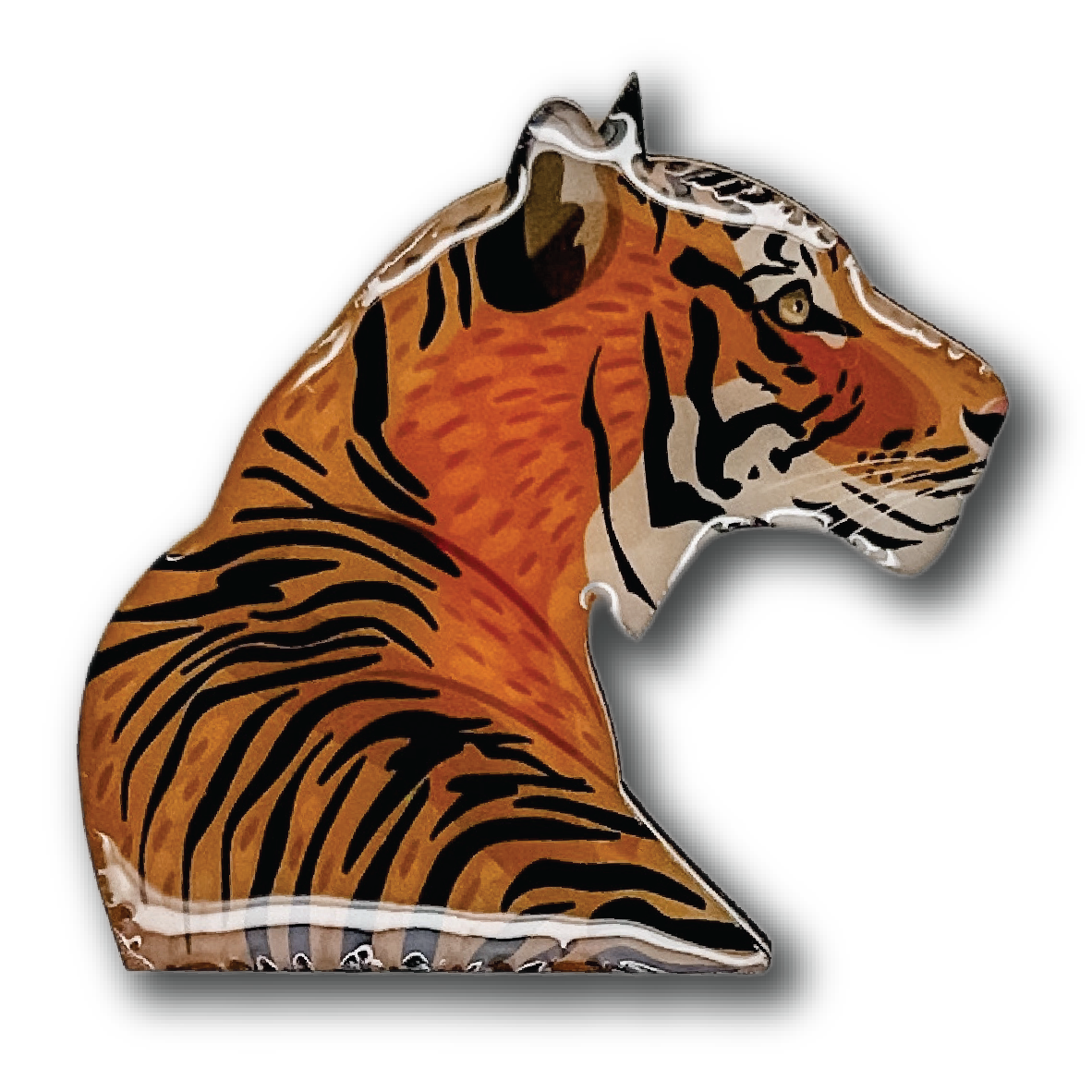 Sumatran Tiger Brooch (II)