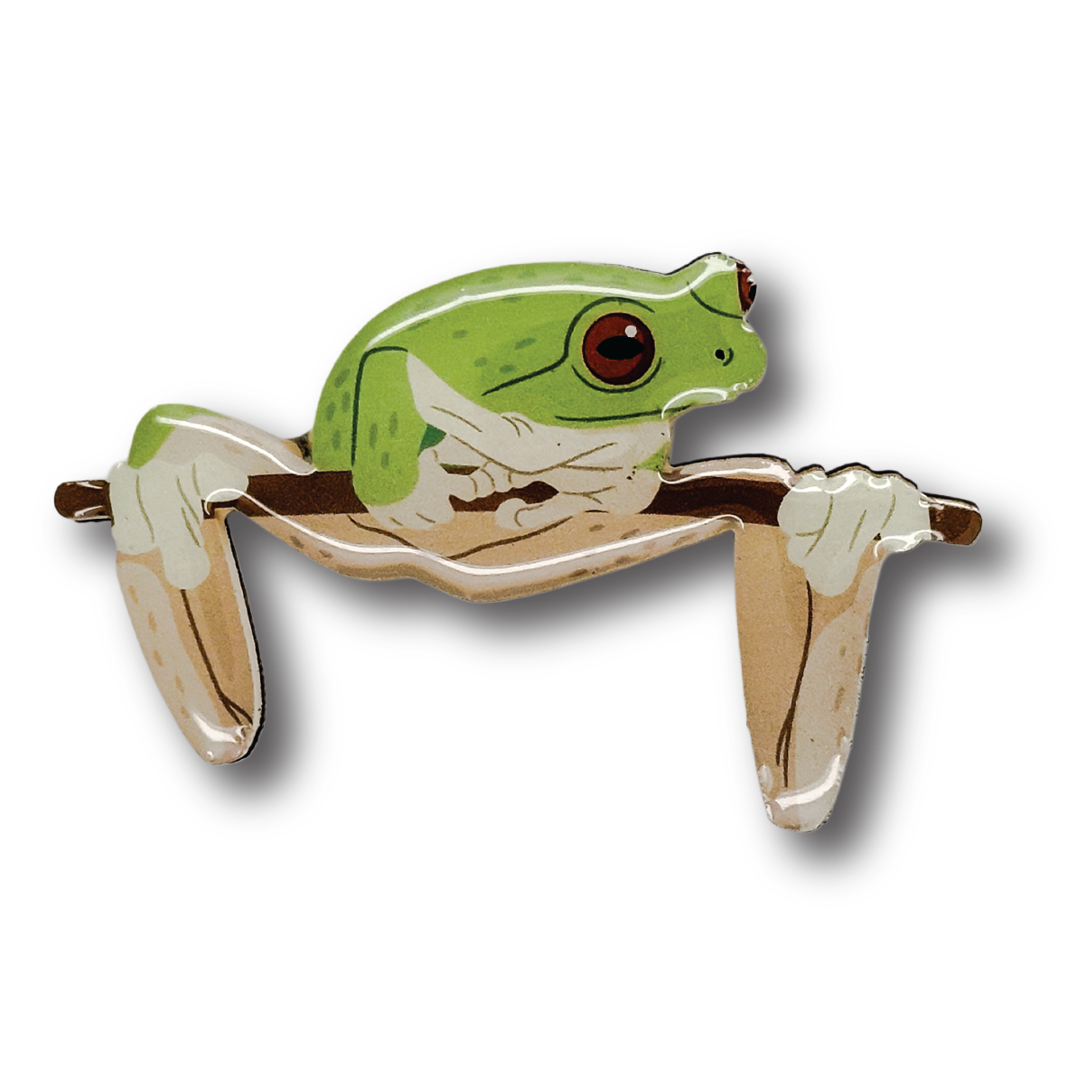 Red-eyed Green Tree Frog Brooch