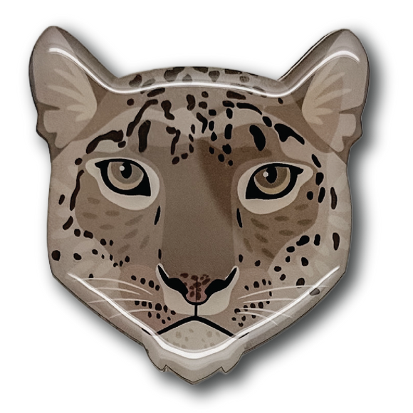 Snow Leopard Brooch (III)
