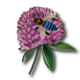 Blue-banded Bee Brooch