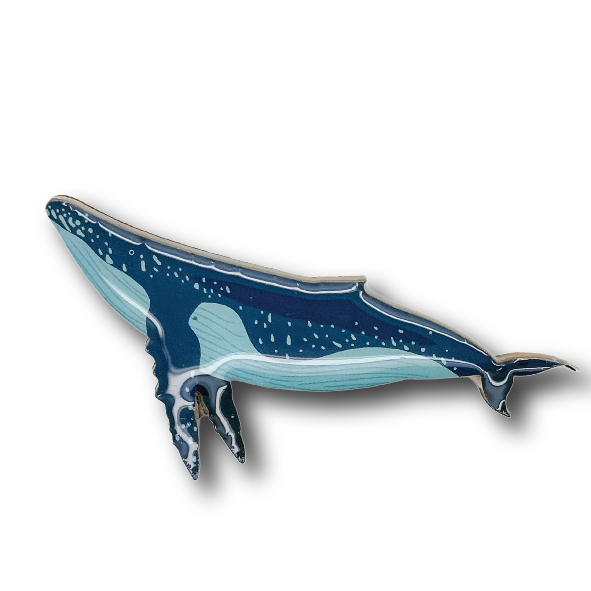 Humpback Whale Brooch