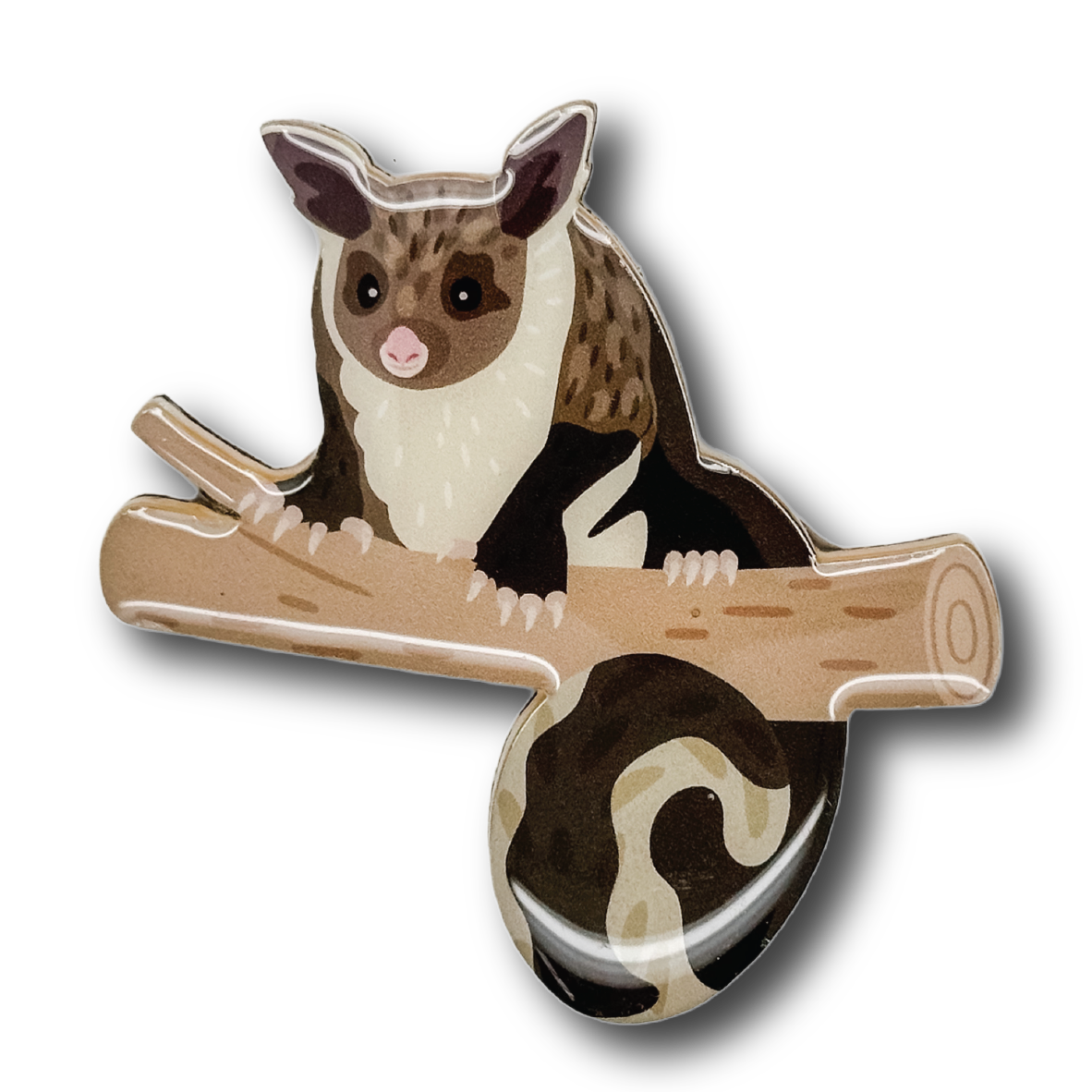 Yellow-bellied Glider Brooch