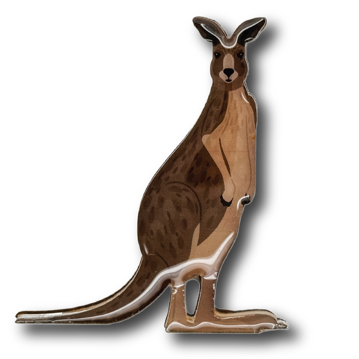 Eastern Grey Kangaroo Brooch