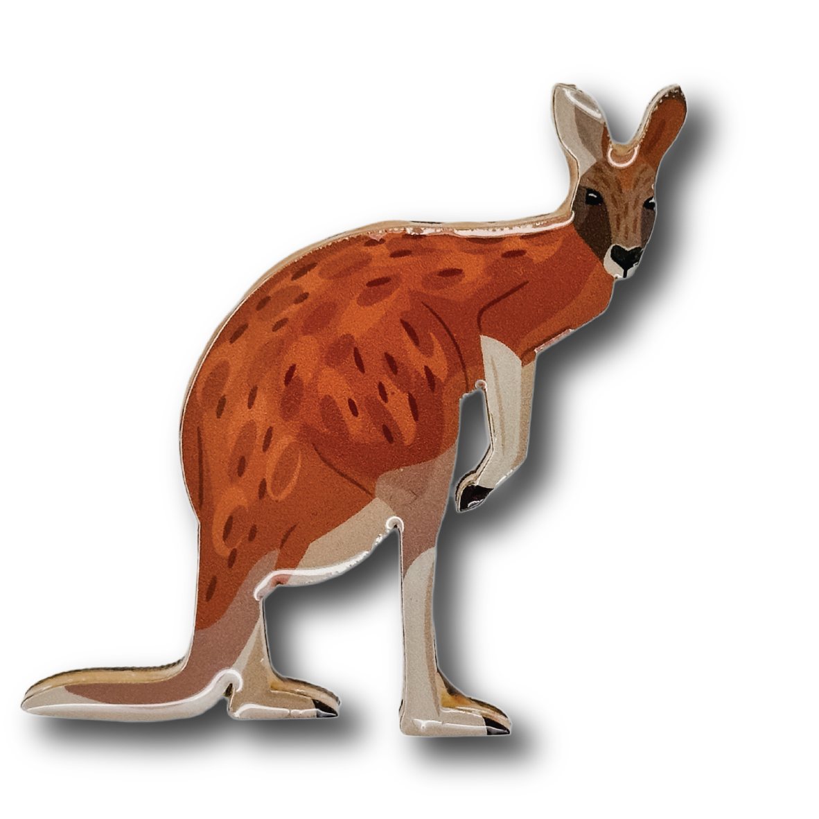 Red Kangaroo Brooch