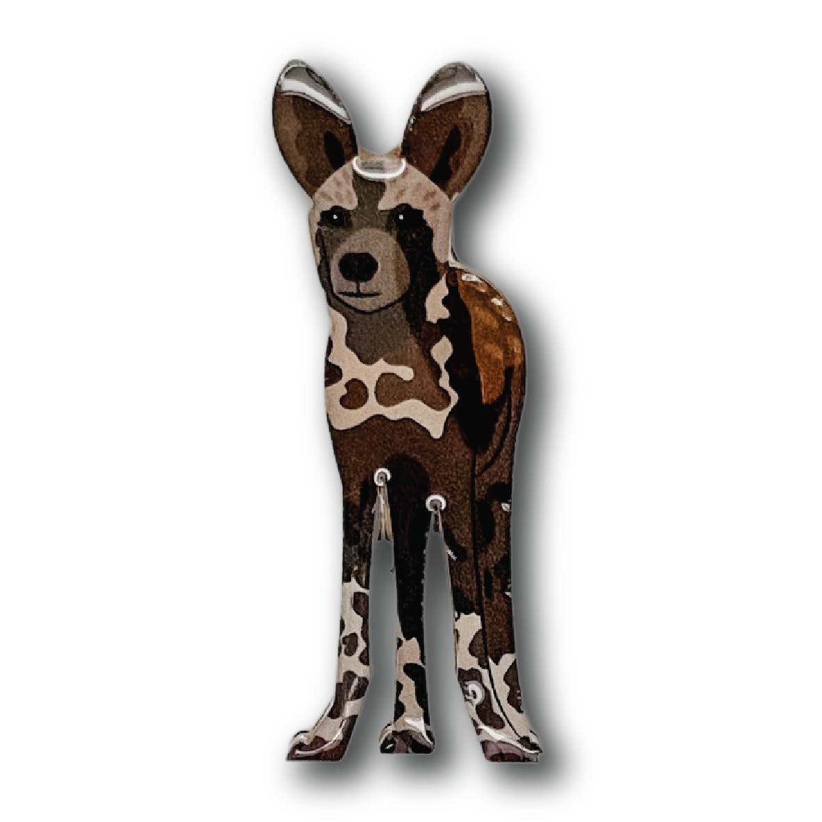 Painted Dog Brooch