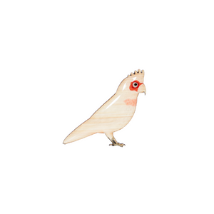 Cockatoo - Long-billed Corella Brooch