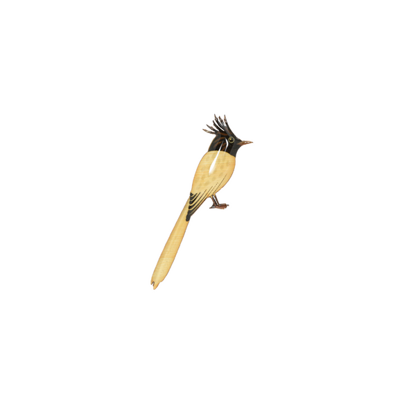 Flycatcher - Asian Paradise Flycatcher II Brooch
