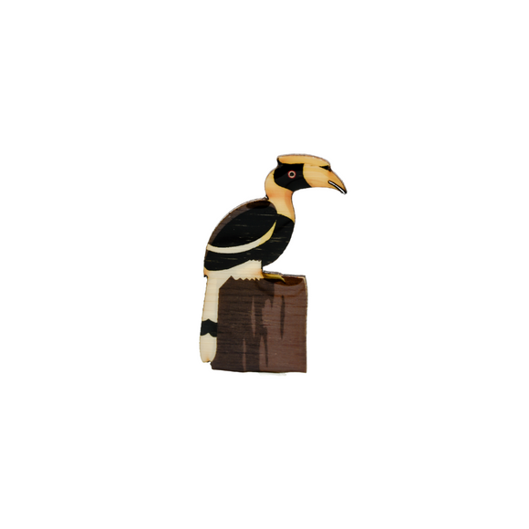 Hornbill - Great Hornbill Brooch