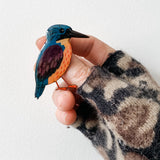 Kingfisher - Azure Kingfisher Brooch