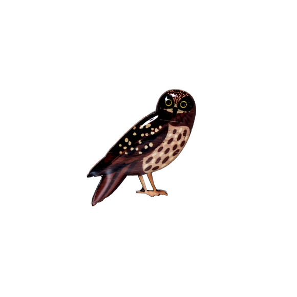 Owl - Boobook Brooch