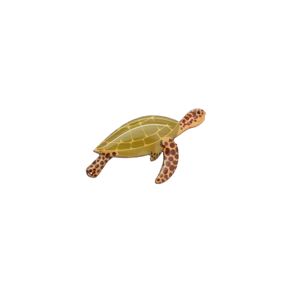 Turtle - Marine Turtle Brooch