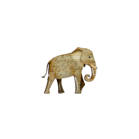 Elephant - African Elephant Brooch