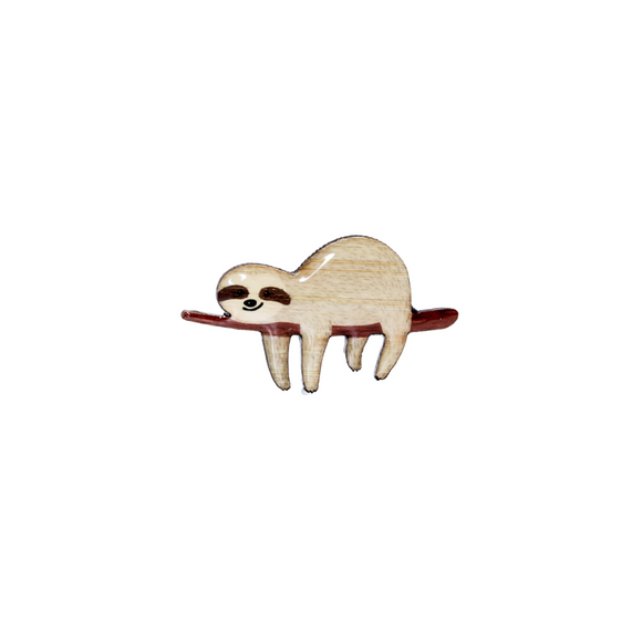 Sloth I Brooch